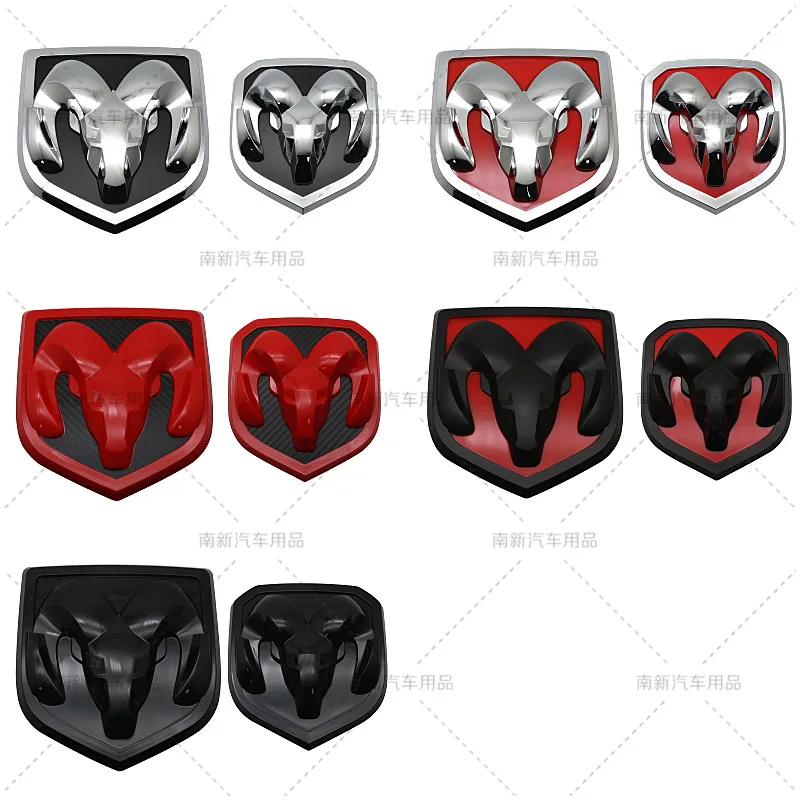 

Значок с логотипом передней решетки радиатора ОЗУ, эмблема, наклейки на задний багажник для Dodge RAM 1500 2500 3500, аксессуары для стайлинга автомобиля Journey Challenger