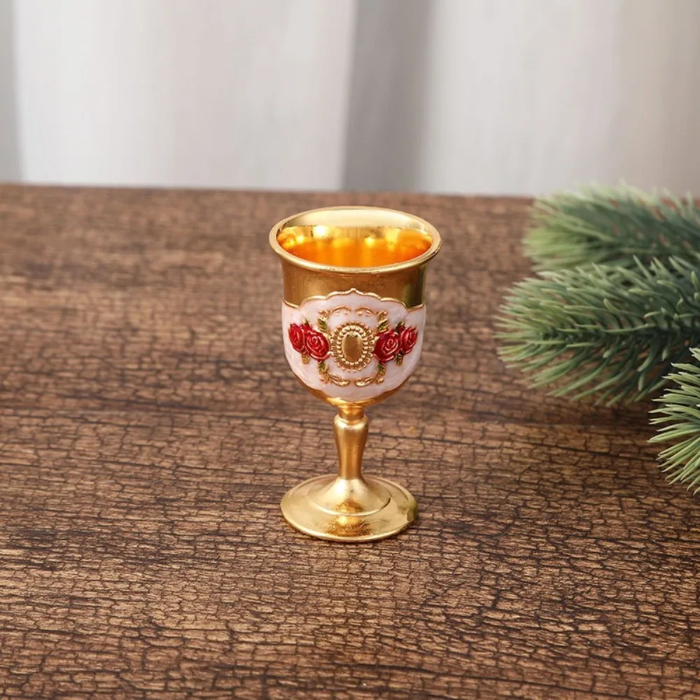 Gold Vintage Wine Goblet - European-Style Drinkware