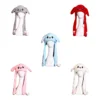 Women's Cute Beanies Hat Animal Rabbit Ears Glowing Moving Short Plush Warm Skullies Cap Autumn Winter Outdoor Travel Casual Hat 1