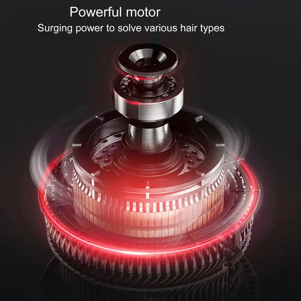 JM-200 Hair Cutter Transparent Sharp 3 Colors Optional Portable Electric Hair Clipper for Adult 6