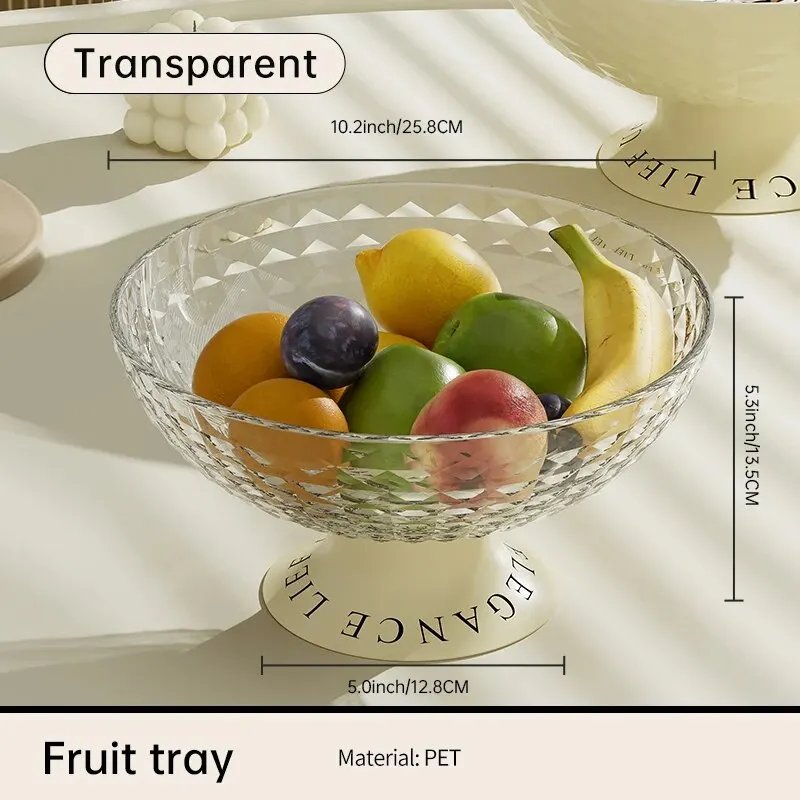 Fruit Dish Home Living Room Coffee Table Candy Snack Tray organizer storage