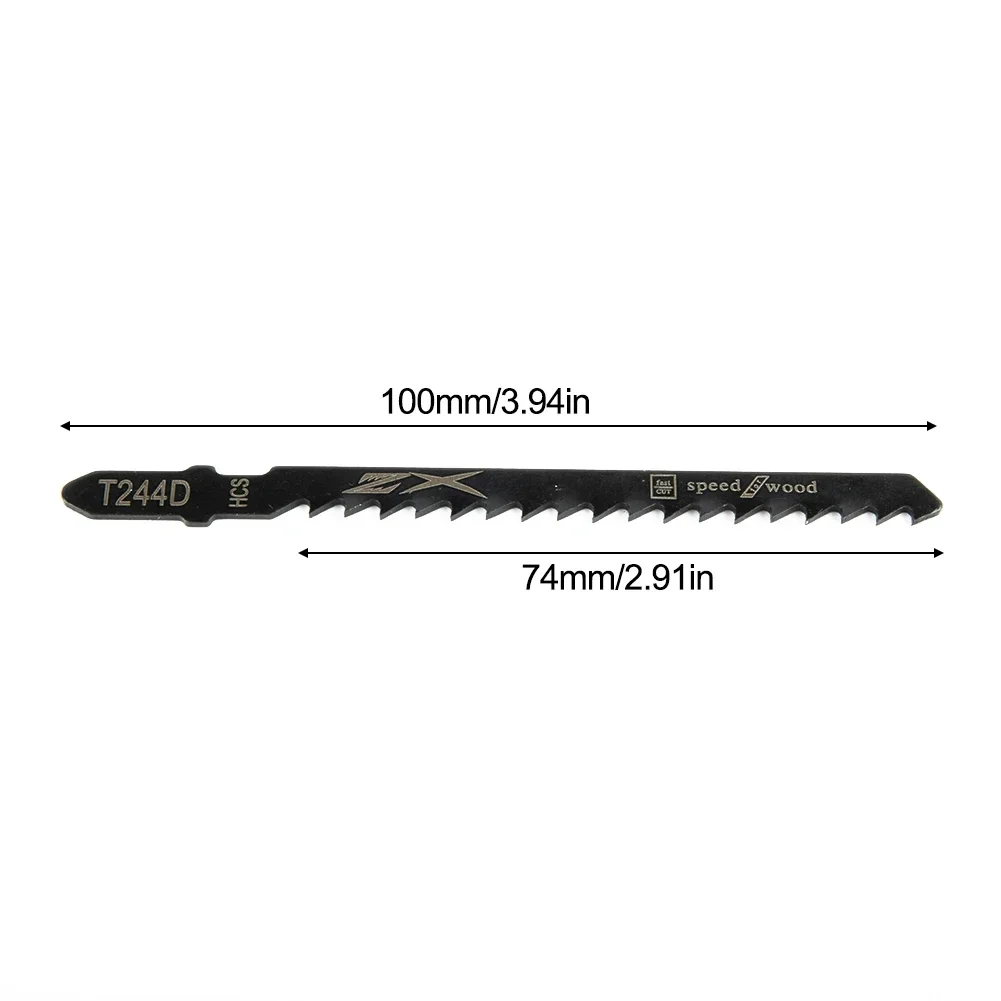 10Pcs Jig Saw Blades Set HCS Assorted Saw Blades T144D T244D For Wood Fast Cutting Jigsaw Woodworking Tool