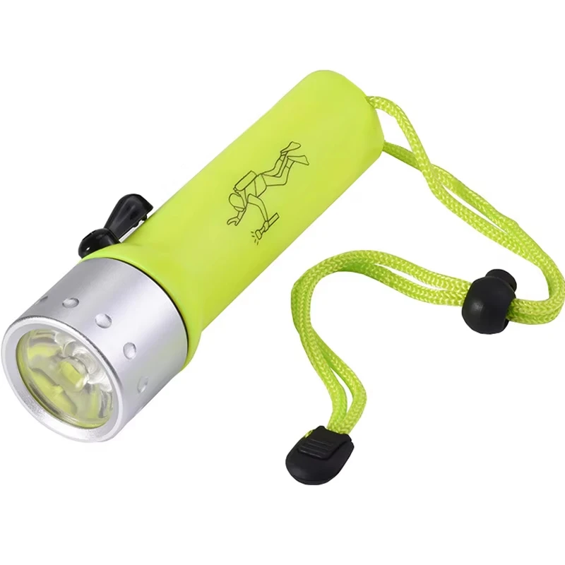 Portable Flashlight LED Magnetic Control Flashlight Hole Diving Flashlight Lighting Mini Portable Outdoor Long-range Waterproof Flashlight