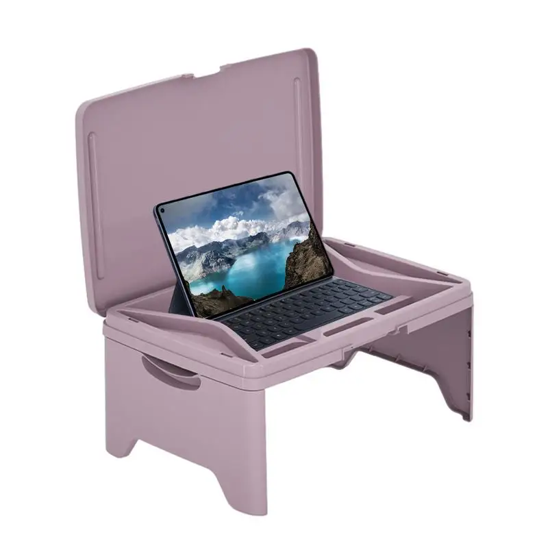 Folding Lap Table Bed Multi-functional Table Car Back Seat Desk Laptop And Writing Food Trays For Car Accessories