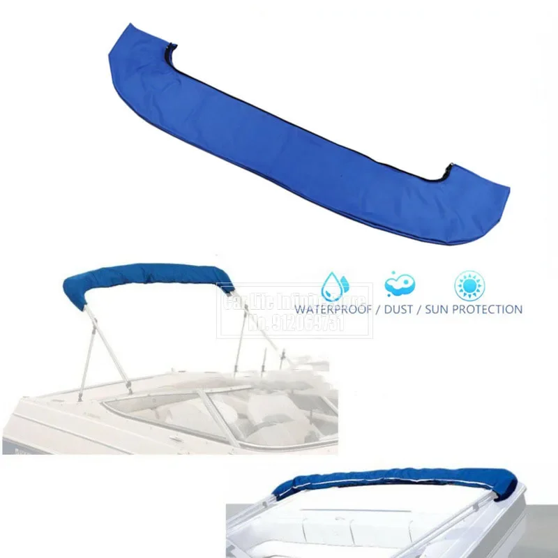 Bimini Top Boot Cover Waterproof Yacht Boat Cover with Zipper Marine Accessories