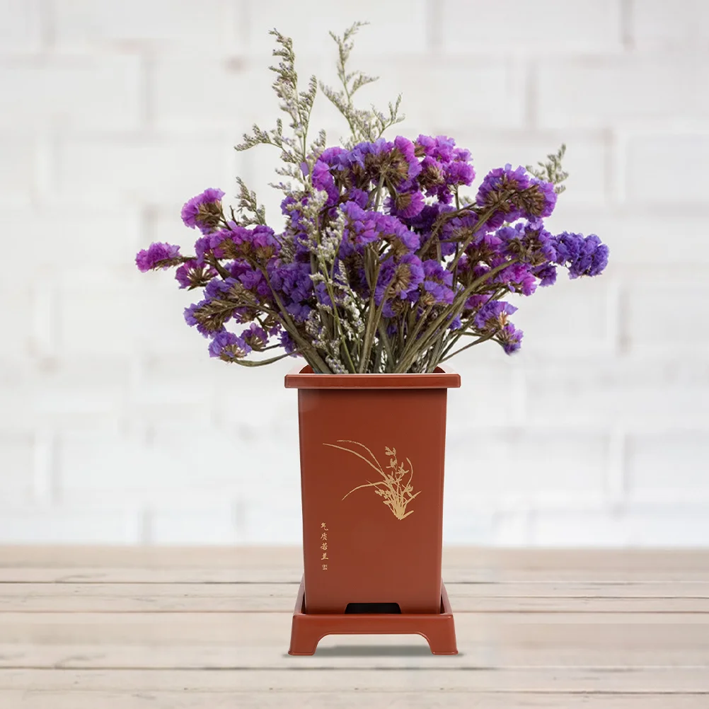 2 Sets Orchid Resin Pots Planter 2