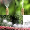 10-30M Outdoor Misting Cooling System 4/7PVC Garden Irrigation Watering Adjustable 1/4'' Brass Atomizer Nozzles Micro Sprinklers 3