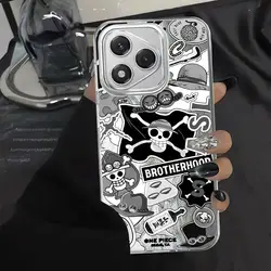 One Piece Beautiful Logo Soft Phone Case for Honor X7b 5G (Mix01)