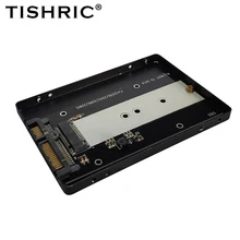  TISHRIC SSD  MSATA / NGFF to SATA 3.0  22 Pin 2.5 inch Enclosure Case for 2242/2260/2280 Solid State Hard Disk Box 