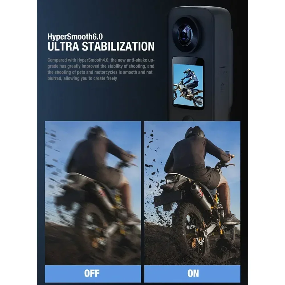 4K WiFi Anti-shake Action Camera Dual Screen 30m Waterproof Touch Screen Sport Camera for Travel Video Recorder Diving Bodycam 3