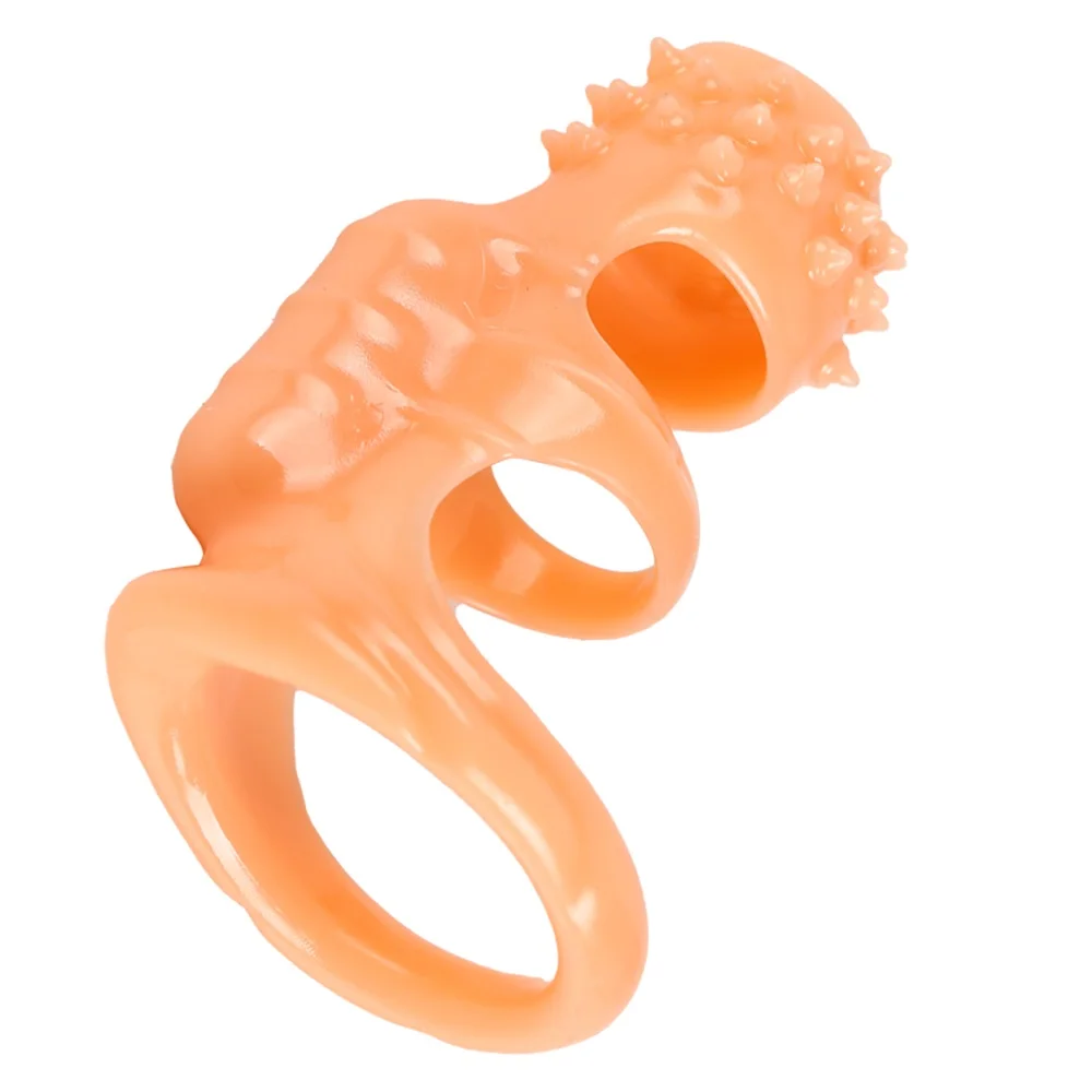 Delay Male Ejaculation Sleeve Vibrating Ring G-spot Stimulator_voghion.com