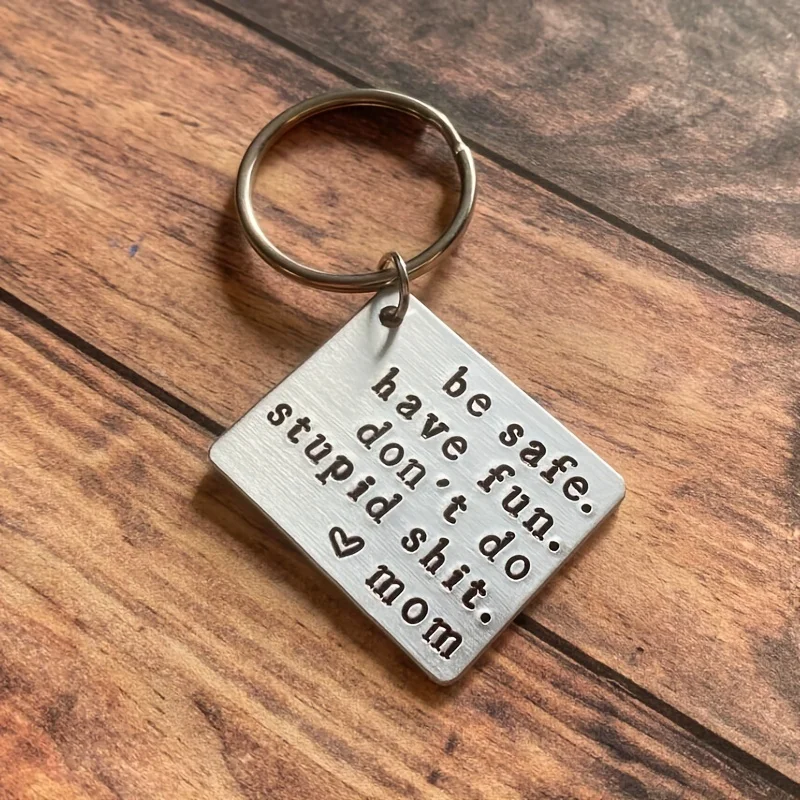 https://ae01.alicdn.com/kf/Sb1afd78aea7d417e9cd83b9266caac33x/Jewdy-Stainless-Steel-Be-Safe-Have-Fun-Don-t-Do-Stupid-Shit-Jewelry-Punk-Square-Keychain.jpg