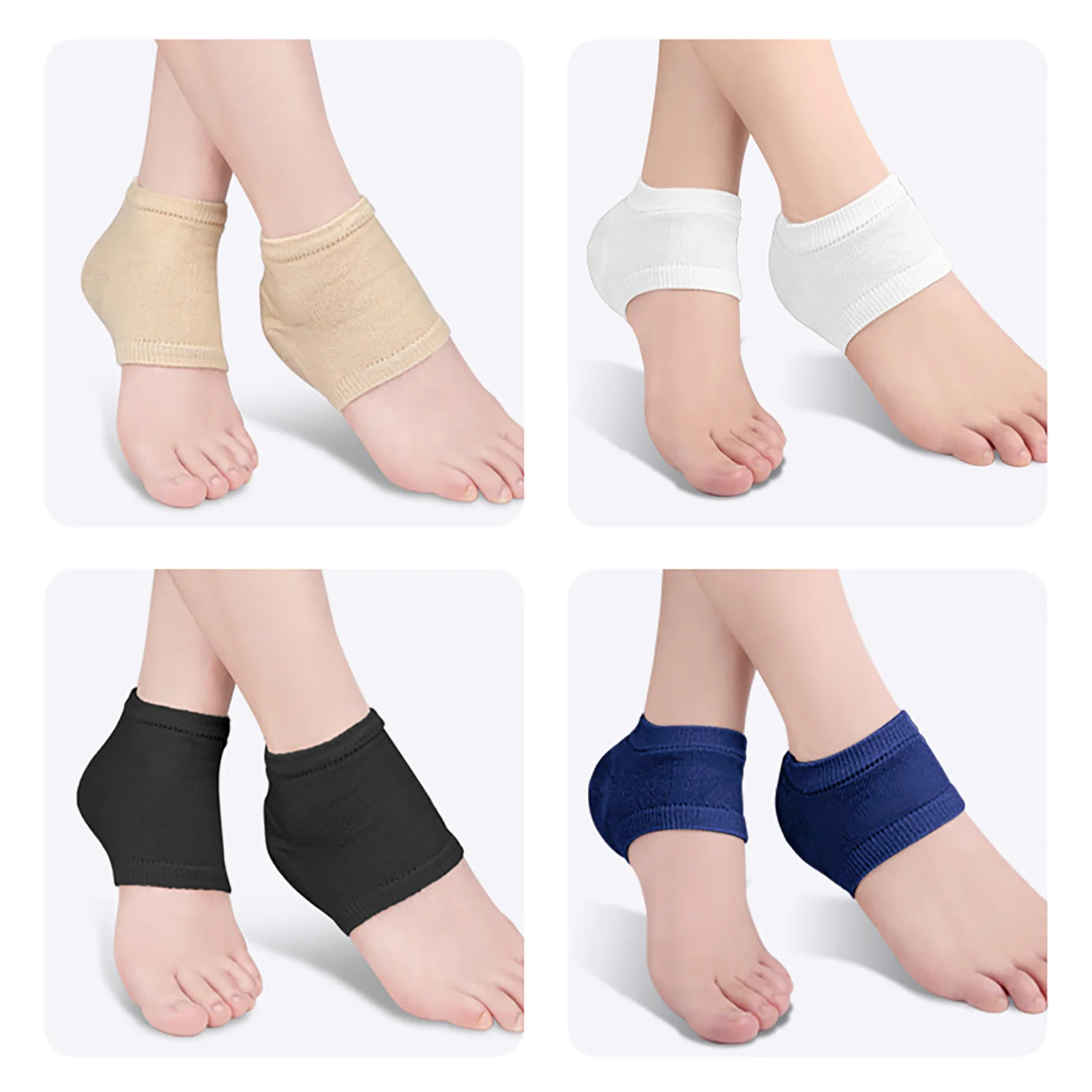 Moisturizing Sleep Socks Comfy Recovery Socks Day Night Care with Heel Stickers for Dry Hard Cracked Skin d88