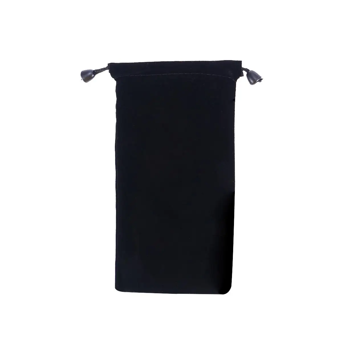 2 Pcs Watch Storage Bag with Drawstring Jewelry Bags Fold Cloth Pouches Black Travel
