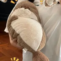 Japanese Seal Pillow Cute Bed Hugging Sleeping Otter Doll Super Soft Doll Birthday Gift 1