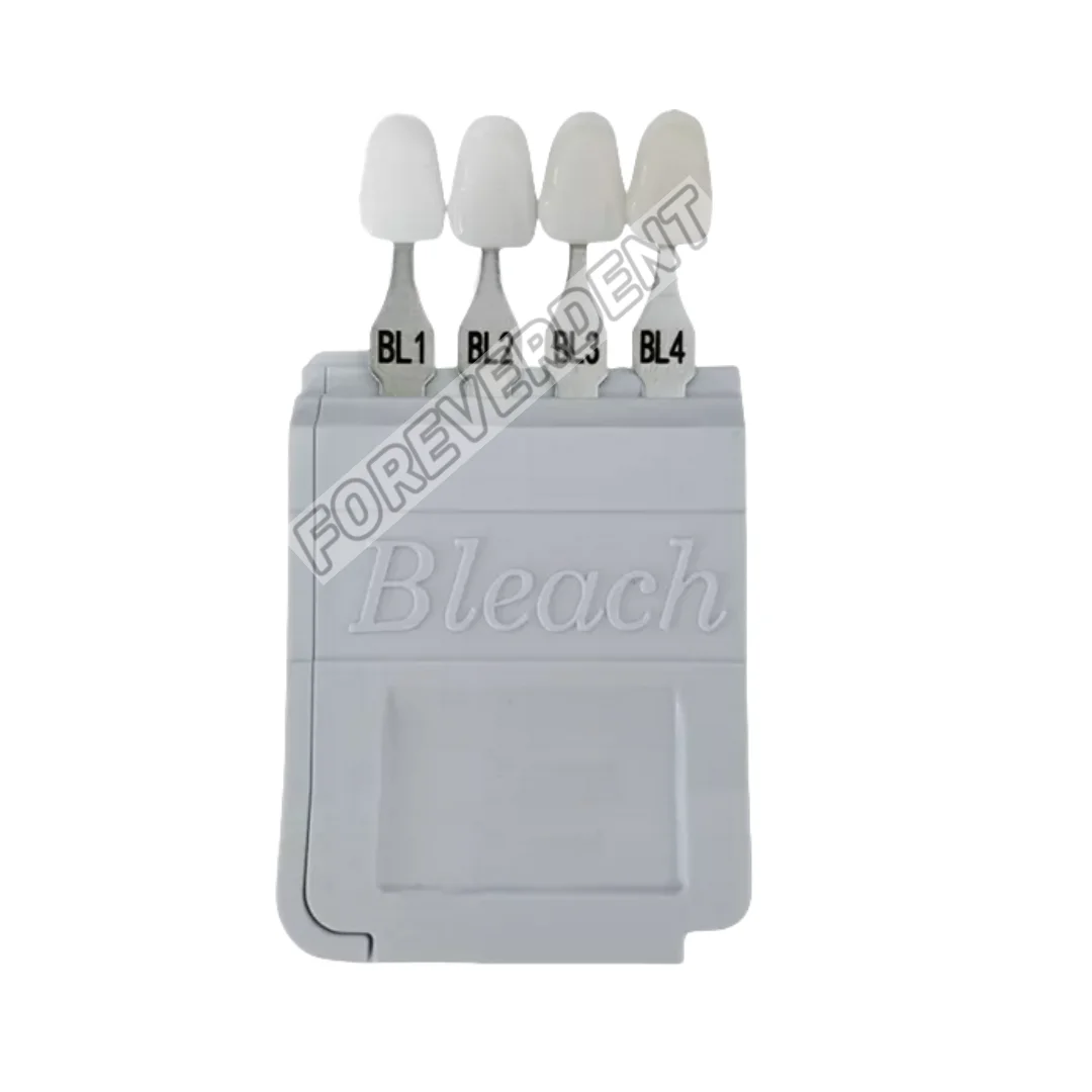 歯科 A-D 漂白シェードガイド漂白チャート 4/20 色歯のホワイトニング