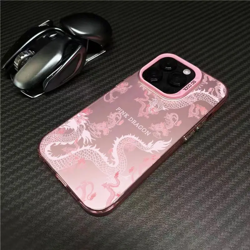 Pink Flying Dragon Matte Phone Case