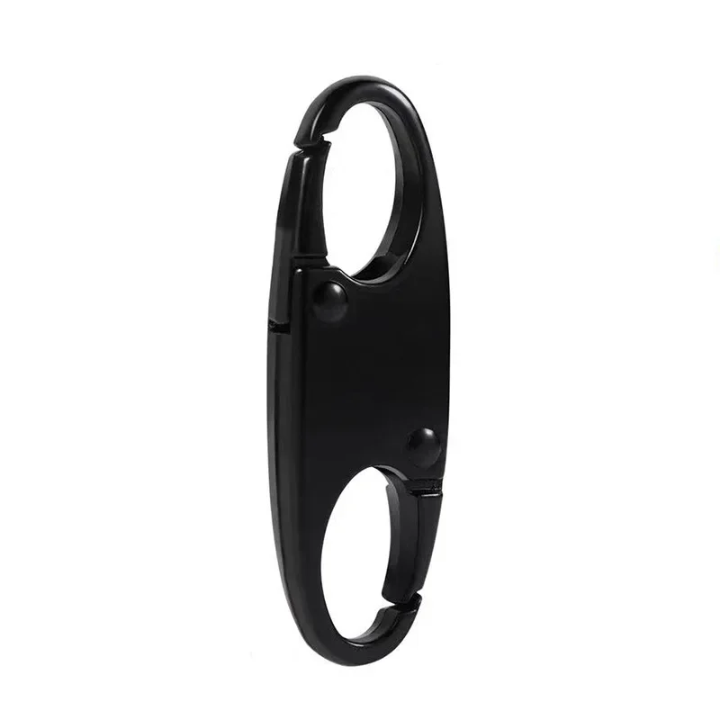 Mini Anti-Theft S-Shaped Spring Buckle Quick Hang Key Case Metal Alloy Climbing Buckle Adjustable Eight-Character