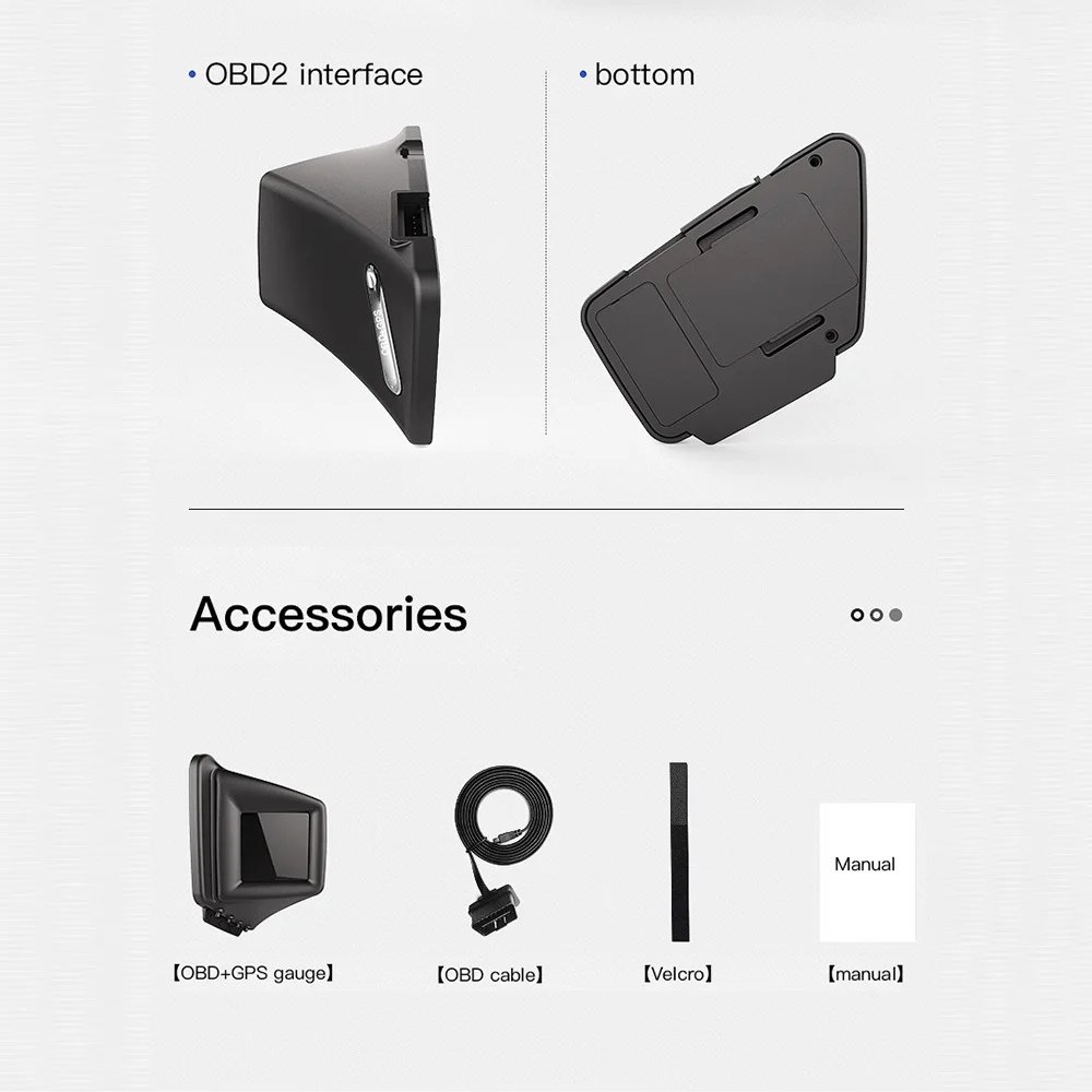 Vjoycar-HUD OBD2 GPS  ý   ÷,  ڵ ǻ ӵ RPM  Һ ÷  극ũ ׽Ʈ