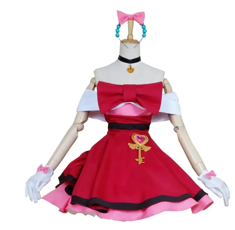 

Anime Cosplay Womens Ash Cosplay Ketchum Cosplay Serena Cosplay Costume Serena Battle Lolita Punk Dress Halloween Christmas