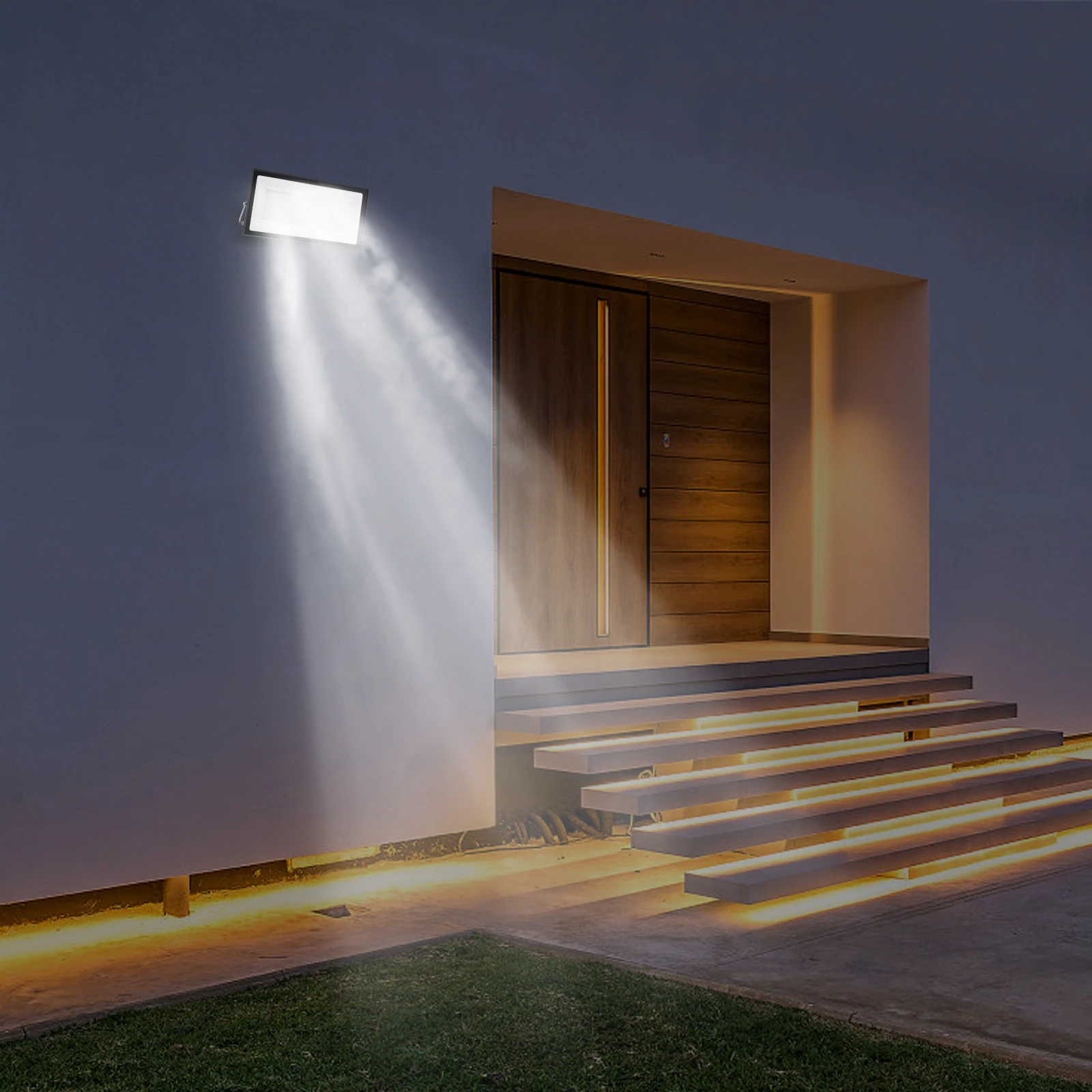 500W LED Flood Light Outdoor Security Garden Yard Spotlight Lamp 864 LED Lamp 3