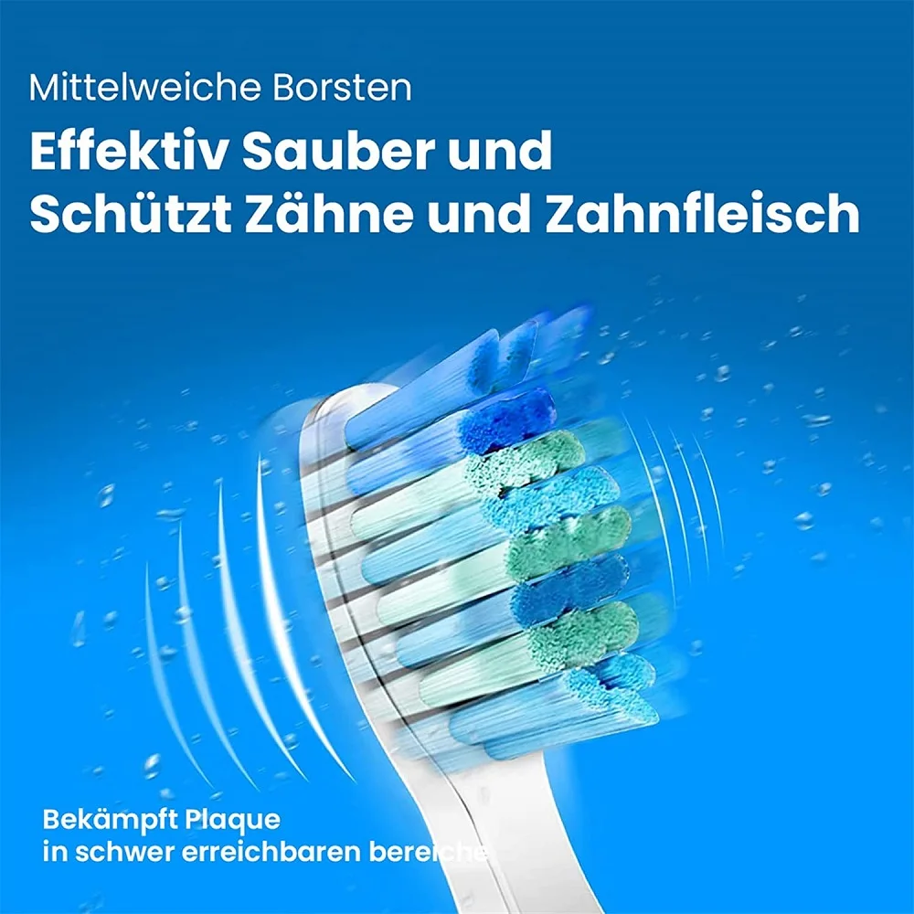 Ersatz-Zahnbürstenköpfe für die elektrische Zahnbürste Fairywill FW-507/508/515/551/917/959/2011/D1/D3/D7 Du Pont-Borsten – Detail 3