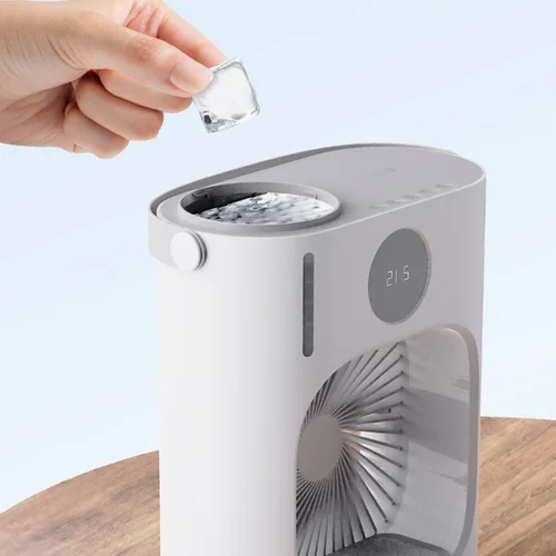 Youpin Xiaoda 스마트 에어 팬 데스크탑 쿨러 팬, 휴대용 분무 수냉 팬, 900ml 물 탱크 공기 냉각 팬, 가습기 3