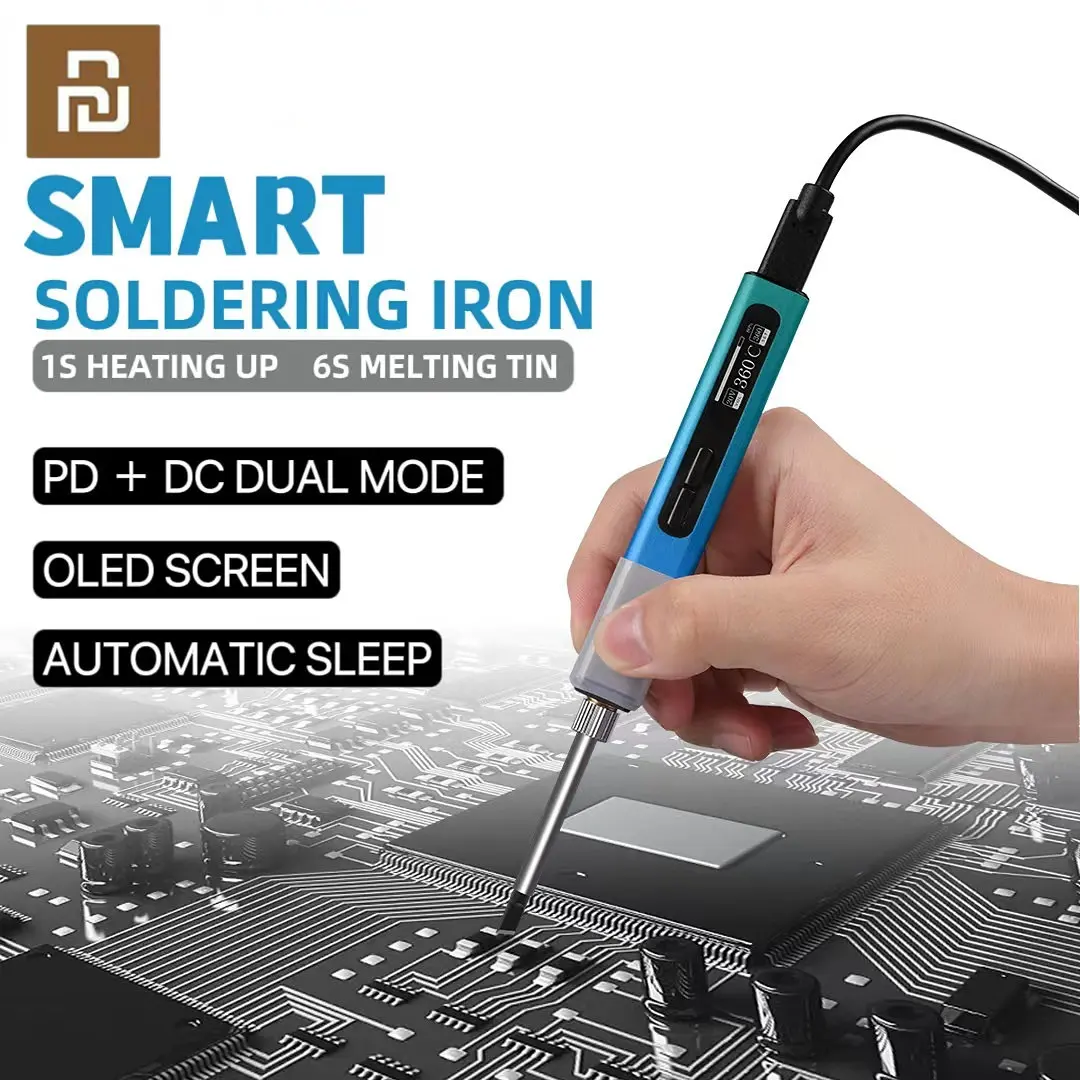 XiaomiRonguanRGS6565WIntelligentElectricSolderingIronAluminiumAlloyBodyPortable