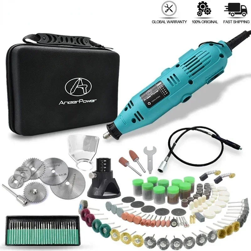 

Electric Drill 6Variable Speed Dremel Engraver Rotary Tool Polishing Machine Power Tool Engraving Pen With Accessories