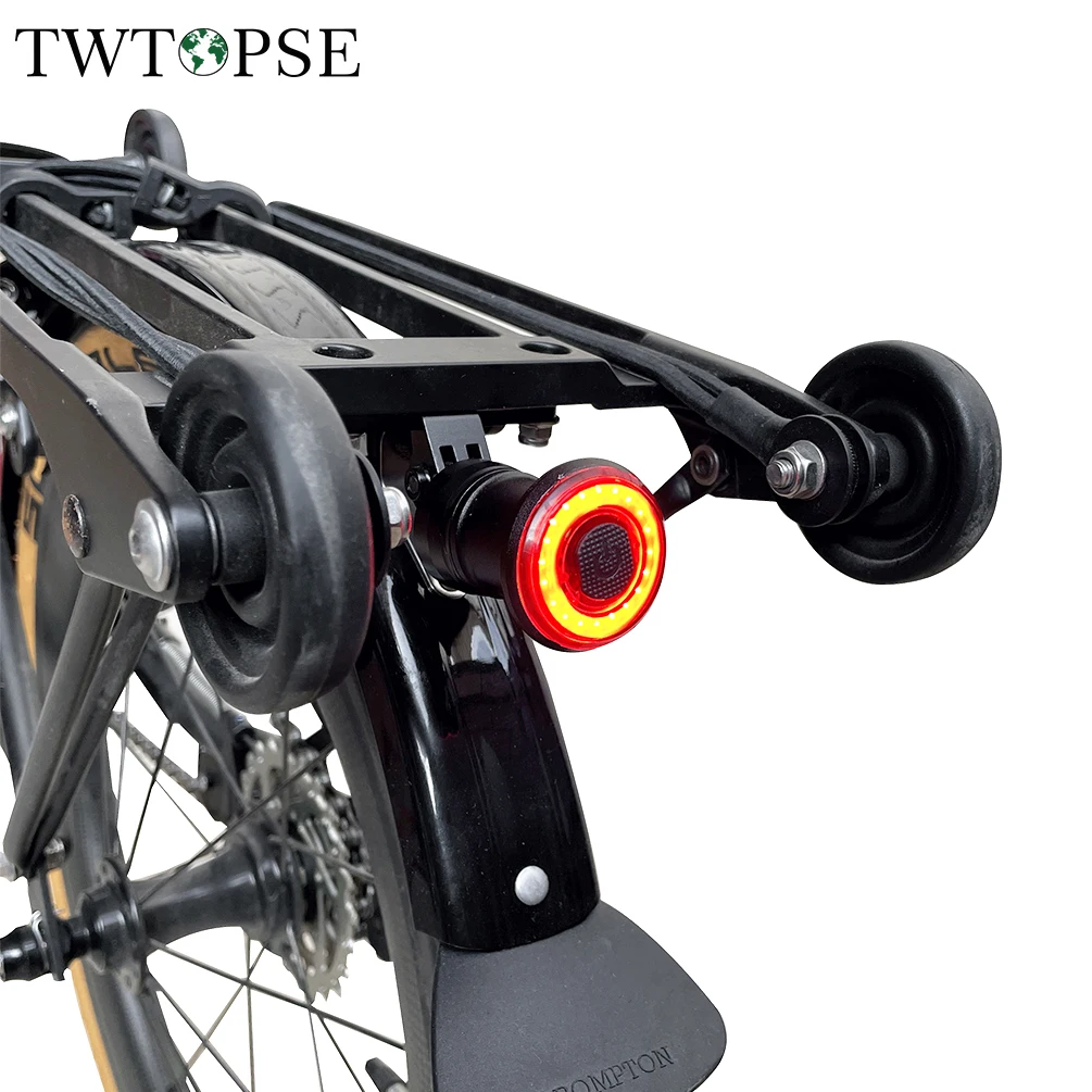 TWTOPSE Bike Bicycle Smart Auto Light Mount Set For Brompton
