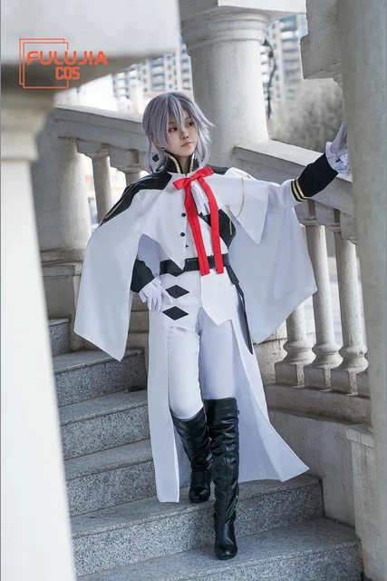 Anime Seraph Of The End Owari no Seraph Guren Ichinose Cosplay Costume  Military Cosplay Uniform Outfit Wigs For Adult Halloween - AliExpress