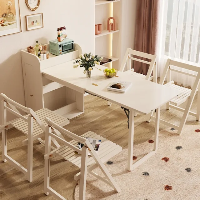 현대적이고 간편한 가정용 나무 테이블 의자 소개