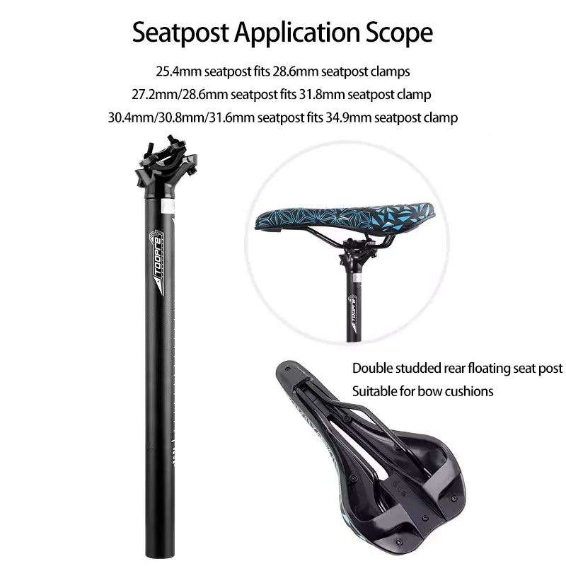 Bicycle Seatpost Beach Cruiser Seat Post Bike Seat Clamp W/ Quick - Main Image
