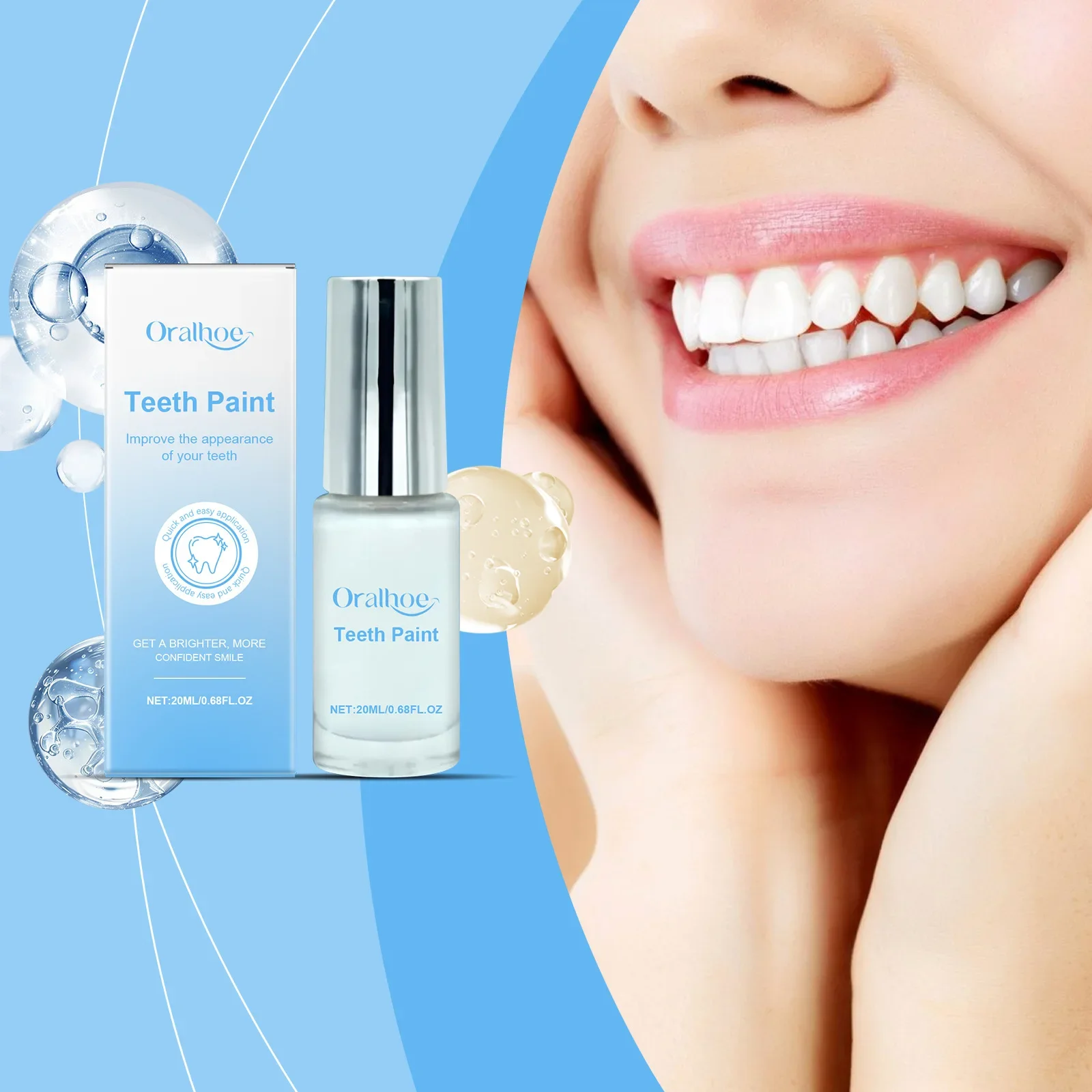 Teeth Whitening Paint Cleans Teeth Stains Tartar Prevents Pigmentation Cleans Oral Odor Cares Oral Care Tools