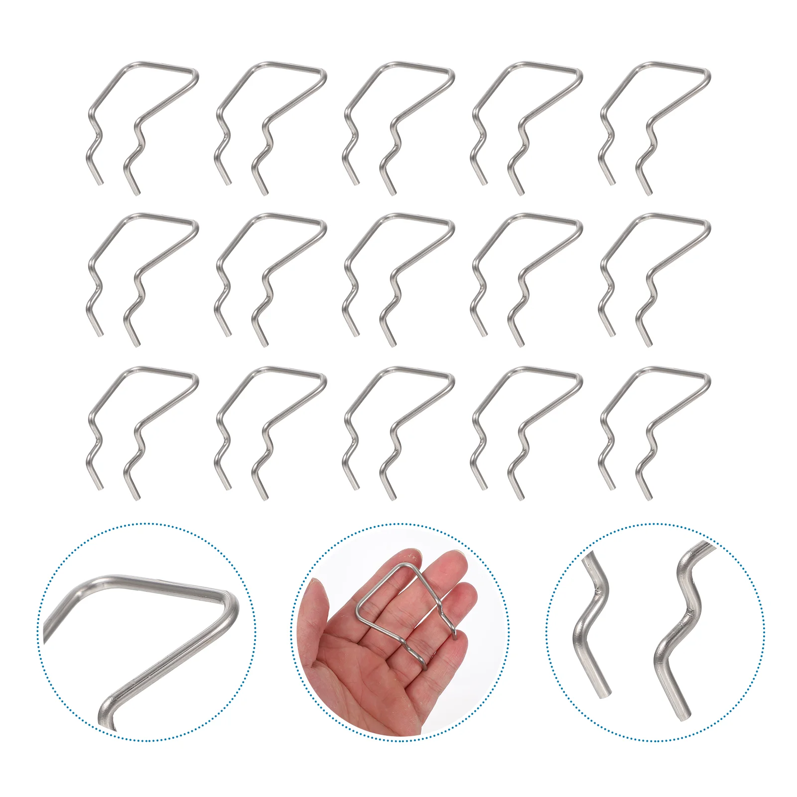 

12 Pcs Hole Board Hook Display Stands Stainless Steel Rack Perforation Shelves Single Shelf Metal