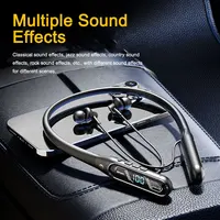EARDECO 80Hrs Wireless Headphones HD Microphone 5.4 Bluetooth Headphone Waterproof Neckband Bluetooth Earphone Sport Bass Stereo - Image 3