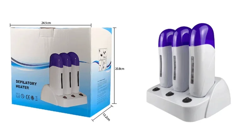 Depilatory Wax Heater Warmer Fast Melting Single Roll On Wax Heater With Cartridge