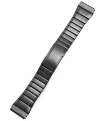 Elegant Stainless Steel Watch Strap, Multiple Width Options - 18mm (Grey)