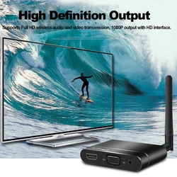 M2EC X6W VGA AV Adapter Wireless TV Airplay Mirror Screen Wifi Display Dongle for Car Displsy TV
