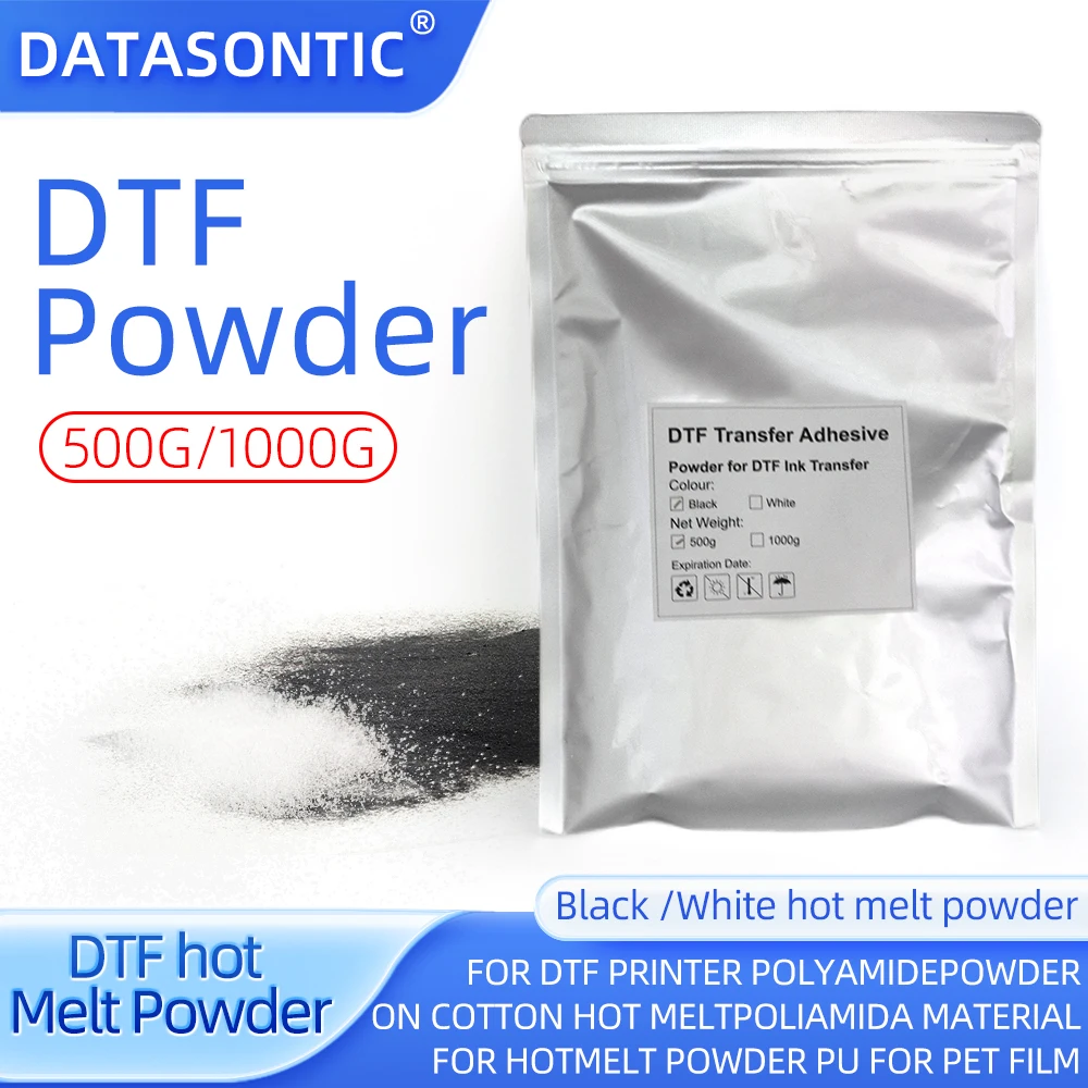 Leaf Hot Melt Adhesive White DTF Powder for dtf T- shirt Heat