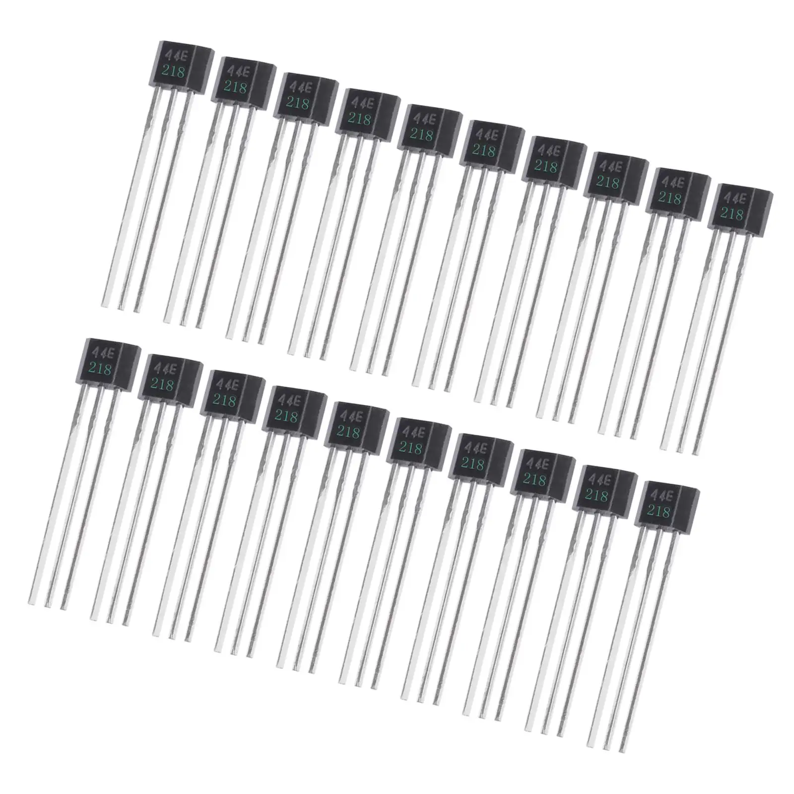 

20 Pieces to-92UA 44E Hall Sensors High Sensitivity Easy Installation Compact for Electronic Toys Electric Vehicle Motor Repair