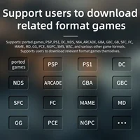 ANBERNIC RG40XX H RG 40XXH Console de jeu portable rétro Console de jeu vidéo 256G PSP jeux 4.0 pouces écran IPS système Linux cadeaux 6
