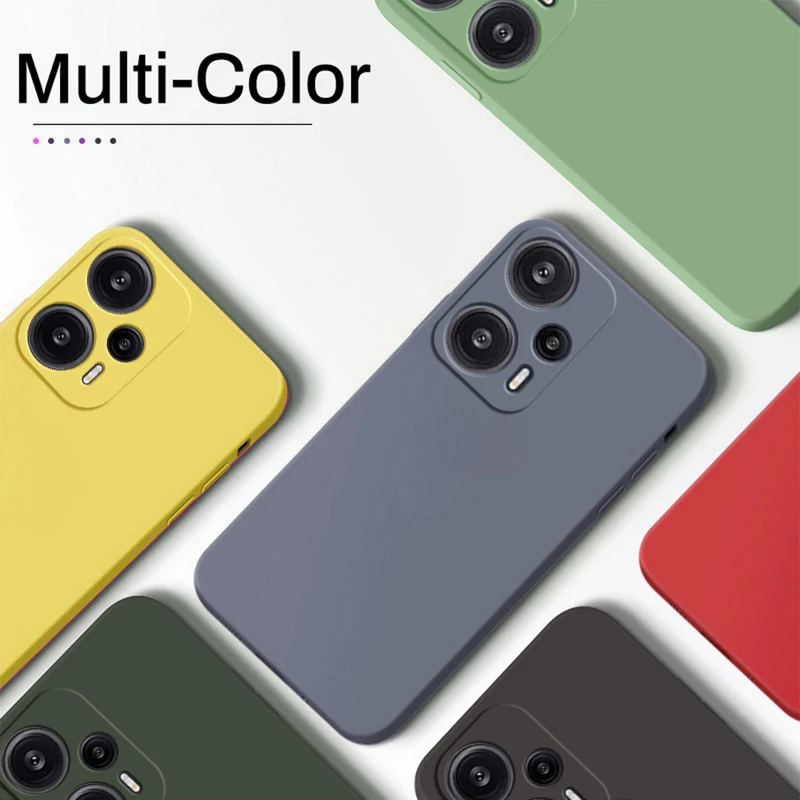 Premium Liquid Silicone Shockproof Phone Case for Poco F5/F5 Pro - Soft and Durable Protection