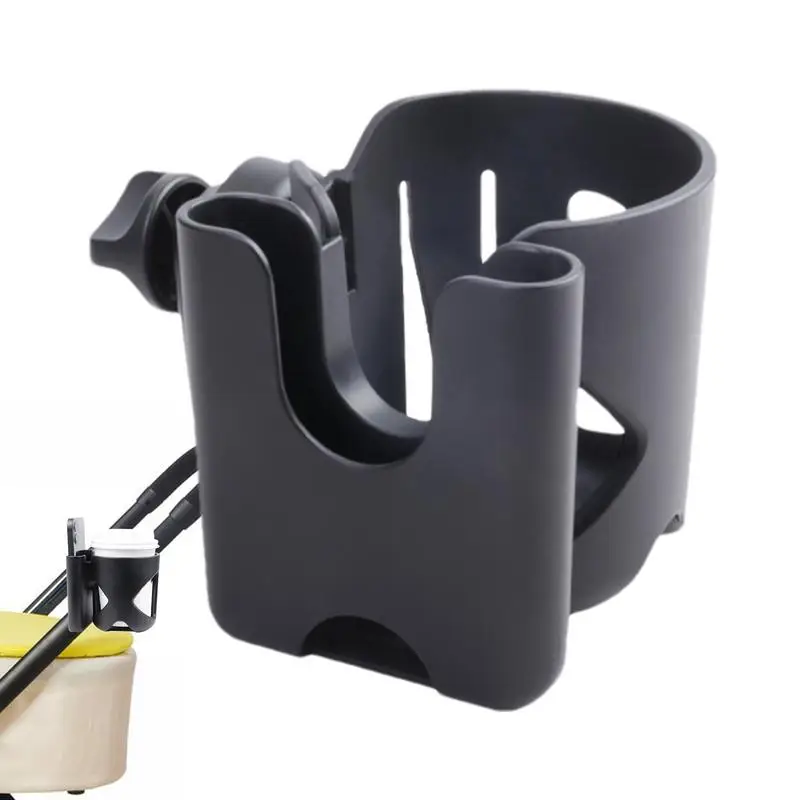 

Подстаканник для детской коляски 2 в 1, держатель для телефона для скутера, вращающийся на 360 градусов держатель для телефона, для велосипеда, детской коляски, держатель для телефона для скутера