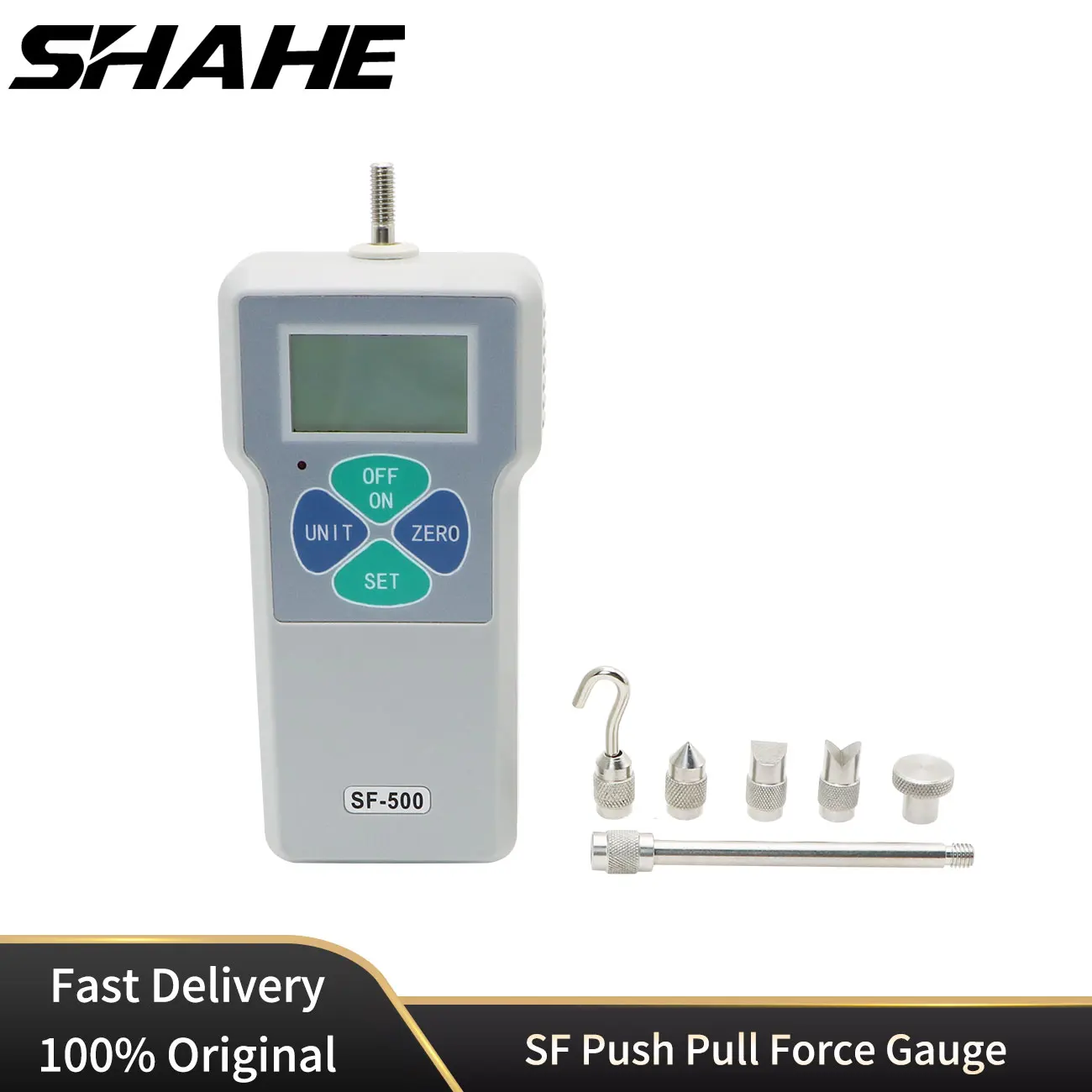 SHAHE Digital Force Gauge push and pull tester meter 100 200 300 500 N