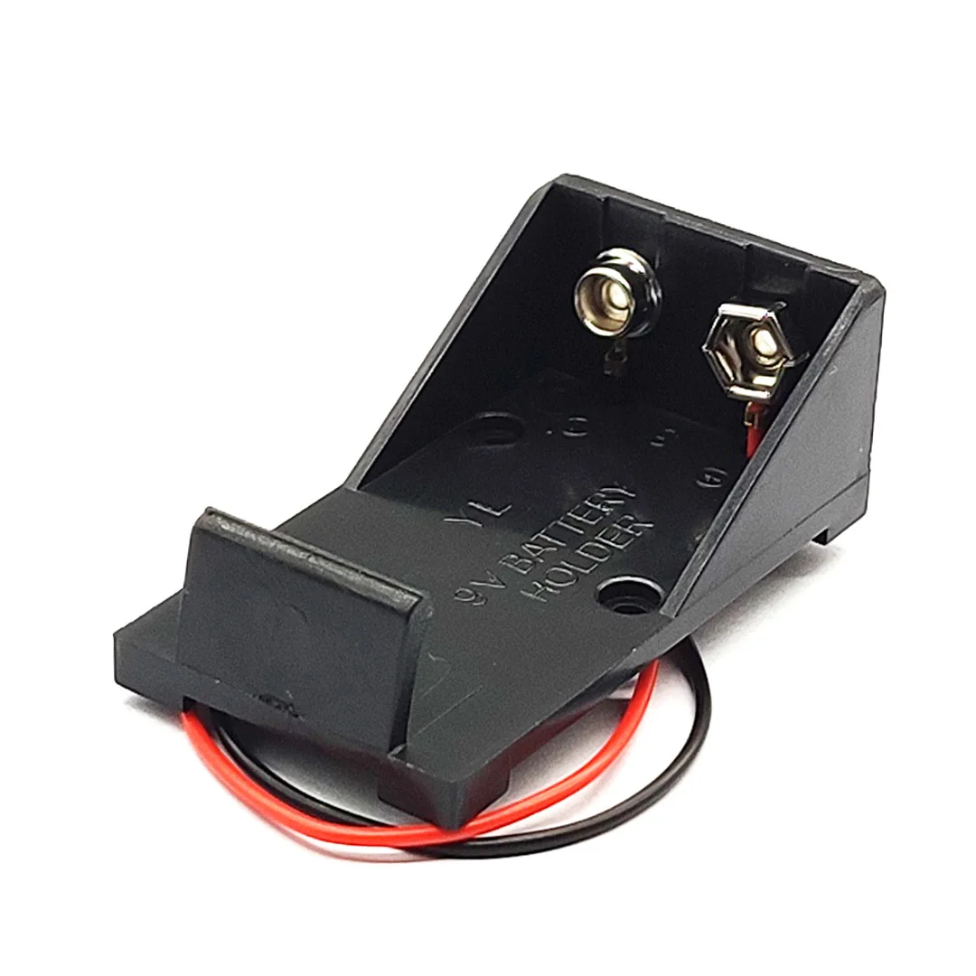 AEDIKO Lot De 4 Supports De Batterie 9 V Avec Interrupteur Marche