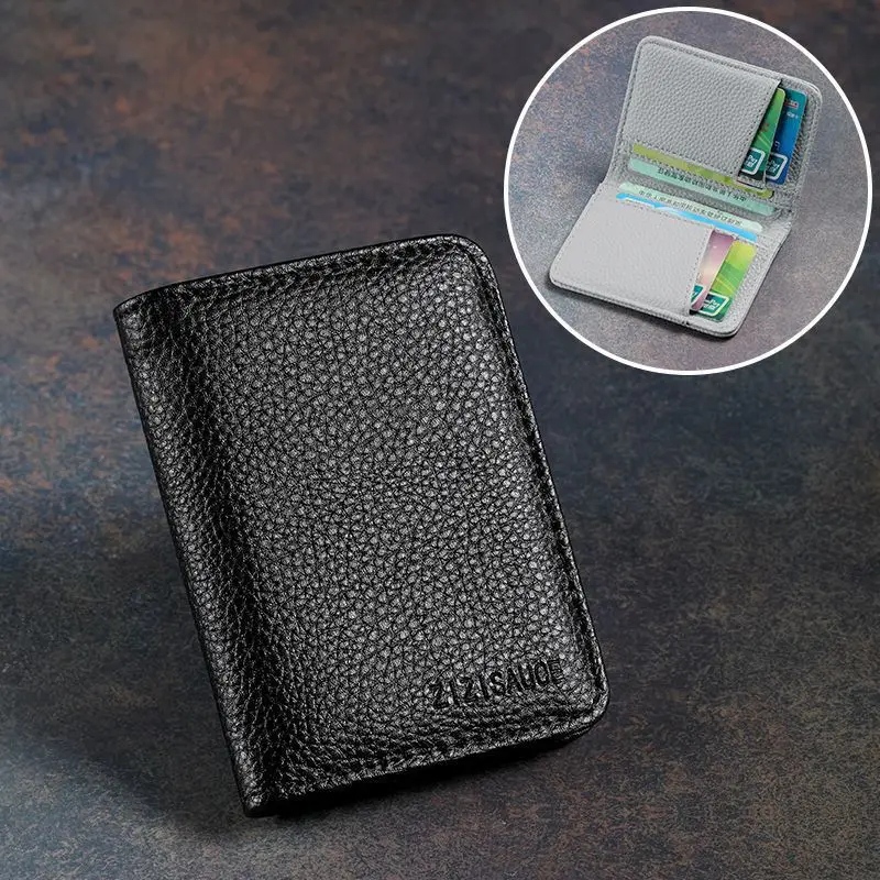Ultra Thin RFID Blocking Card Holder - Multi Slot Wallet for Men & Women, Premium ID License Slot & Document Pocket