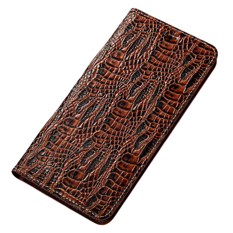 Dragon Claw Genuine Leather Flip Case with Card Holder
