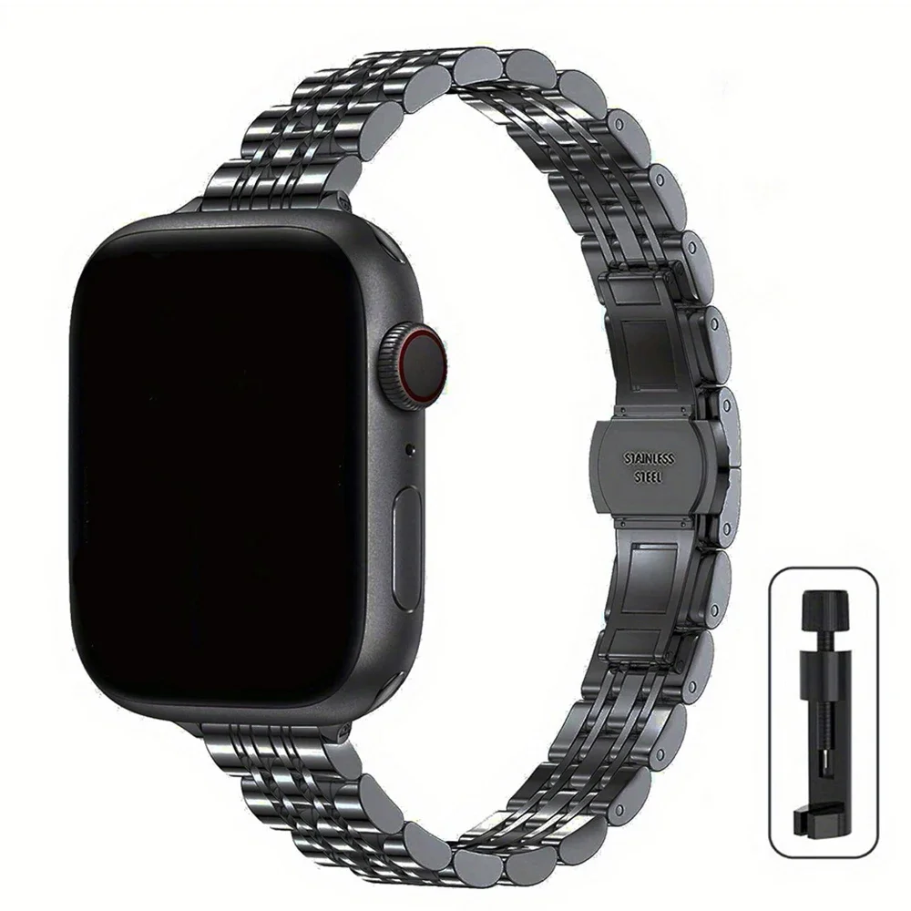 ตัวเลือกสินค้า สายนาฬิกาสแตนเลส 41-46 มม. สำหรับ Apple Watch รุ่น Ultra 2 และ Series 10-3