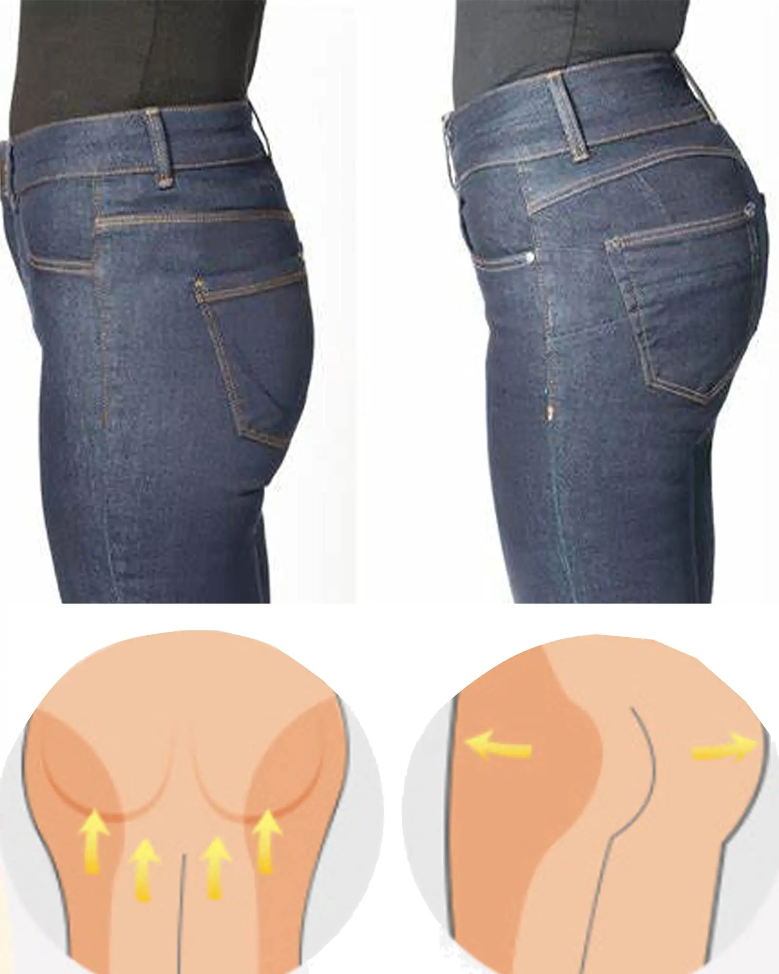 Hip Pads for Women Hip Dip Pads Fake Butt Padded Underwear Hip Enhancer Shapewear Crossdressers Butt Lifter Pad Panties Shaper